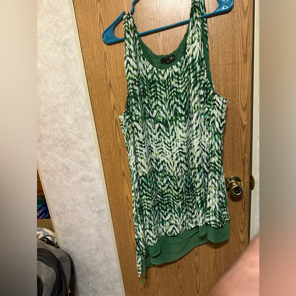 Slanted tank top